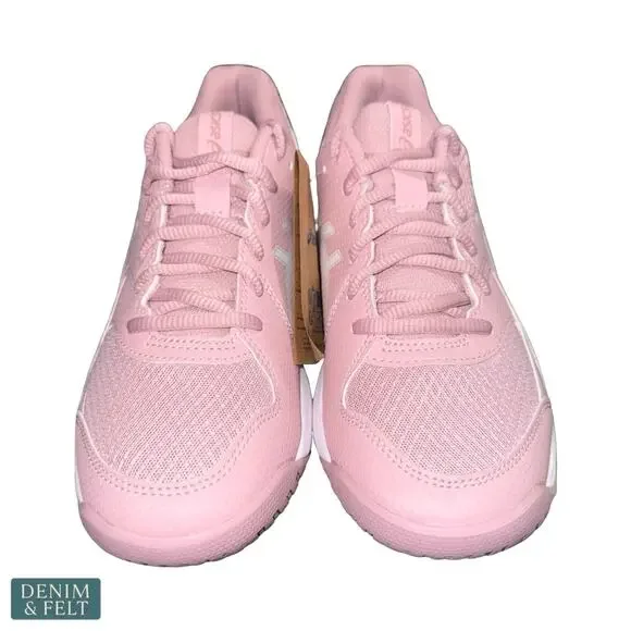 NEW ASICS Gel Dedicate 8 Tennis Shoes Pink Morganite White Women Size 8 Wide - Picture 8 of 16